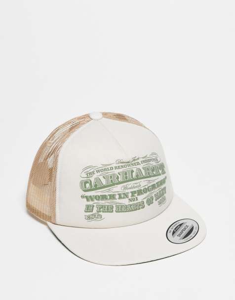 Carhartt WIP – 3One 3 – Trucker-Kappe in Wollweiß - view 1