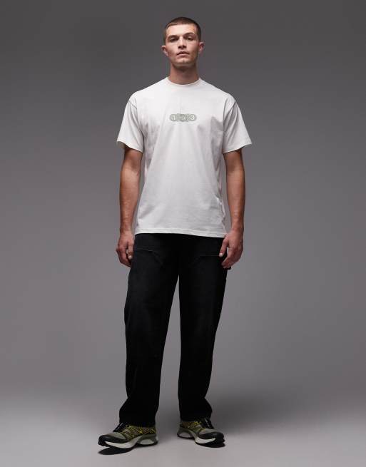 Carhartt WIP 3one3 relaxed t-shirt in off white, 2 of 5