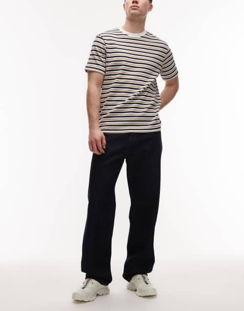 Carhartt WIP Aaron avsmalnande jeans med regular fit i rinse - view 1