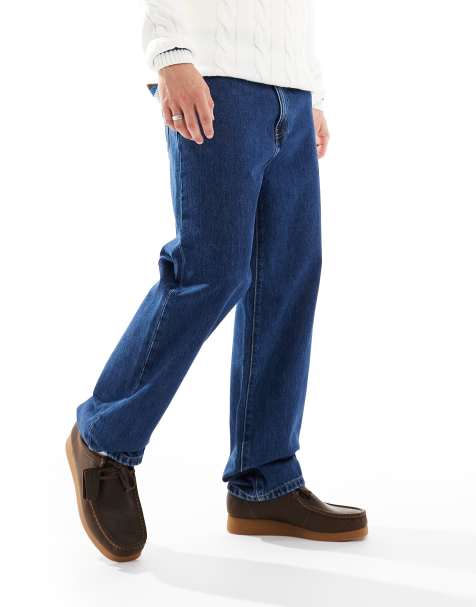 Carhartt WIP - Aaron - Jean classique fuselé - Bleu foncé - view 1