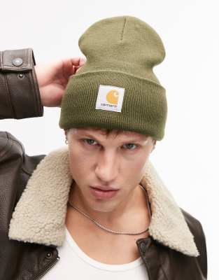 Carhartt WIP acrylic Watch beanie in green