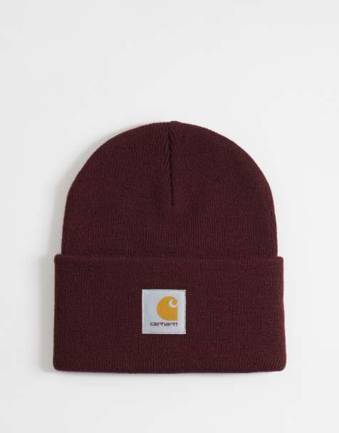 Carhartt WIP Acrylic Watch-mössa i mörk burgundy - view 1