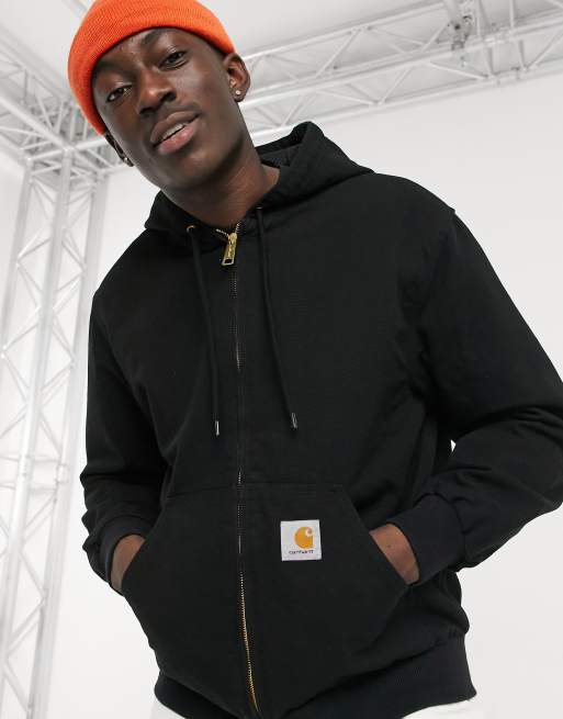 Carhartt WIP active hooded jacket in black