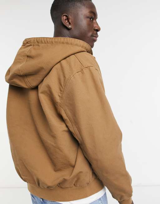 Jackets Carhartt WIP Active Jacket Rinsed Hamilton Brown