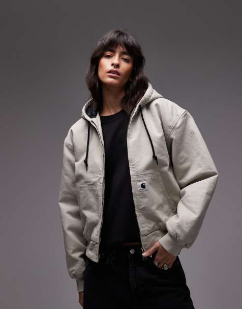 Carhartt WIP active OG jacket in washed beige