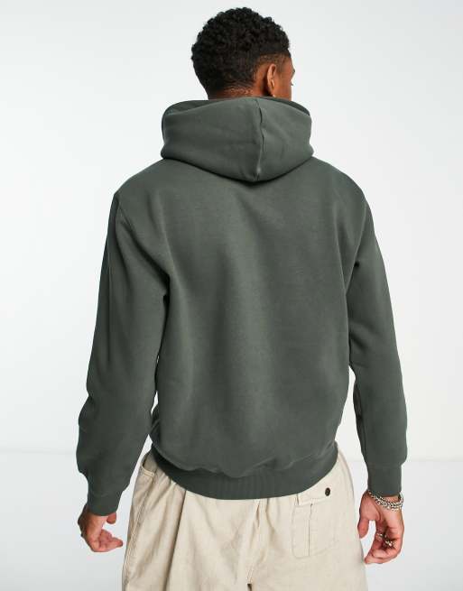 Carhartt WIP - Afslappet, kakigrøn hættetrøje, 2 af 4