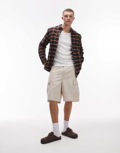 Carhartt WIP – Alan – Beige cargoshorts - view 1