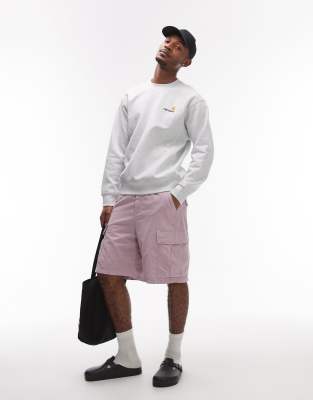 Carhartt WIP alan cargo shorts in pink - view 1