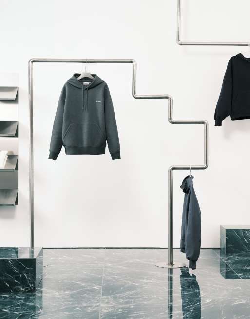 Carhartt WIP - Alda - Oversized hoodie zonder sluiting in donkergrijs, 2 van 5