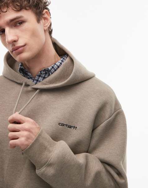 Carhartt WIP alda oversized pullover hoodie in beige - view 1