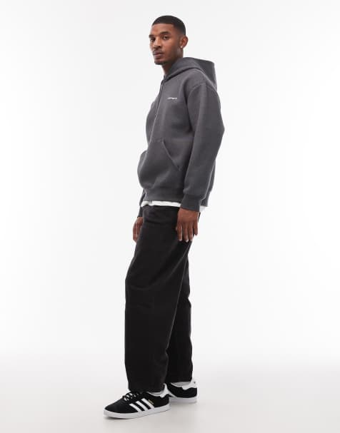 Carhartt WIP Alda oversized pullover hoodie in black - view 1