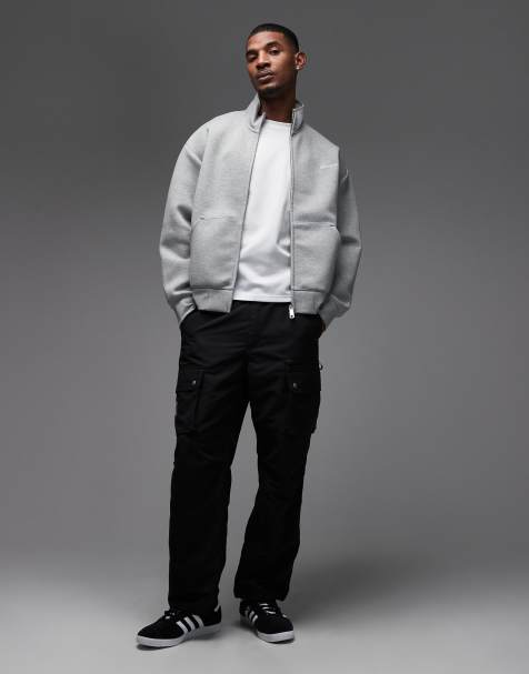 Carhartt WIP - Alda - Veste oversize en jersey avec fermeture éclair - Gris - view 1