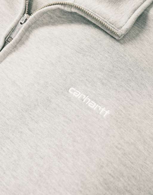 Carhartt WIP - Alda - Veste oversize en jersey avec fermeture éclair - Gris, 5 de 5