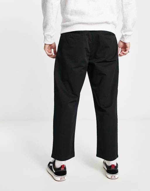 Carhartt WIP - Alder - Ruimvallende chino in zwarte wassing, 2 van 4