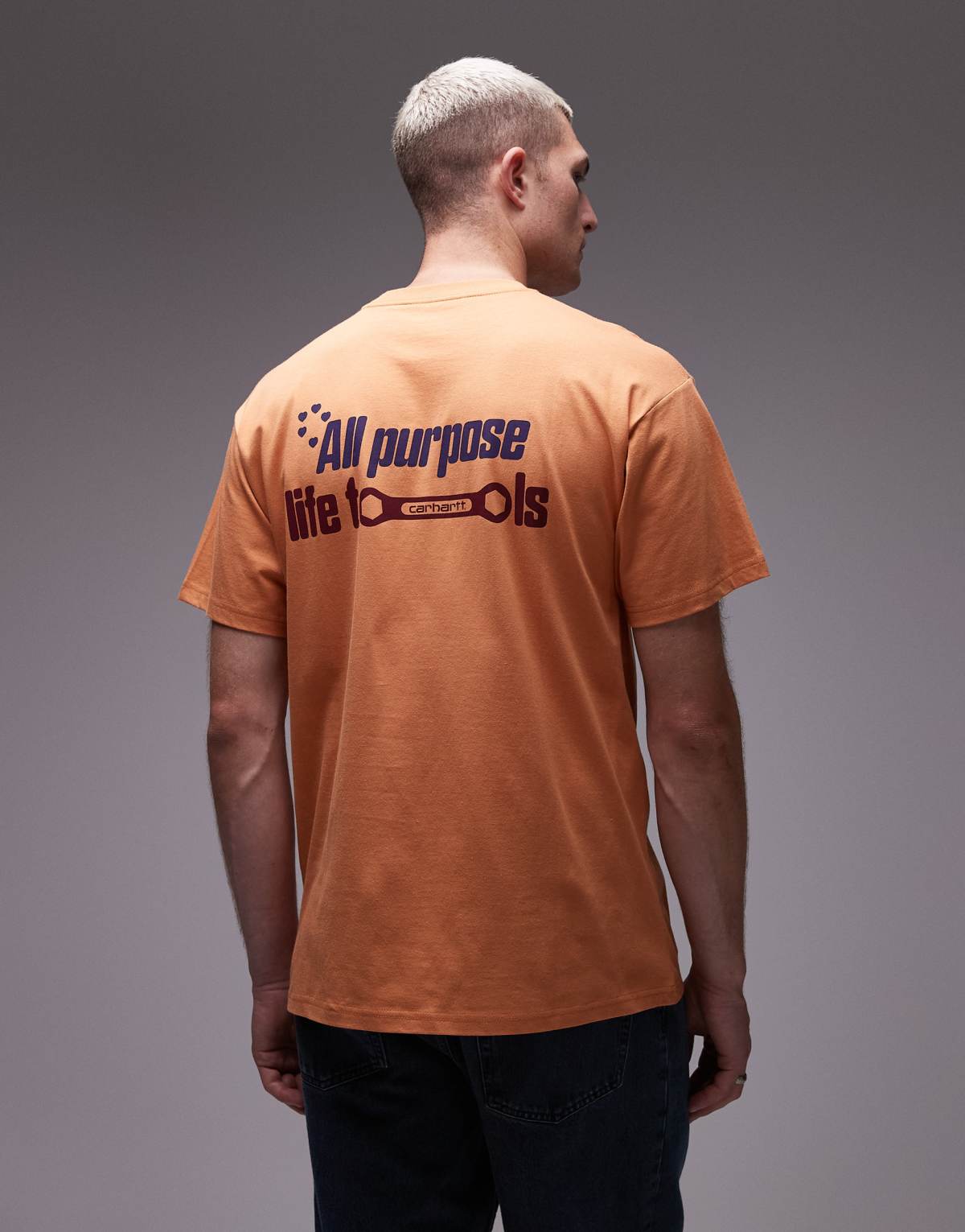 Carhartt WIP all tools loose fit t-shirt in orange