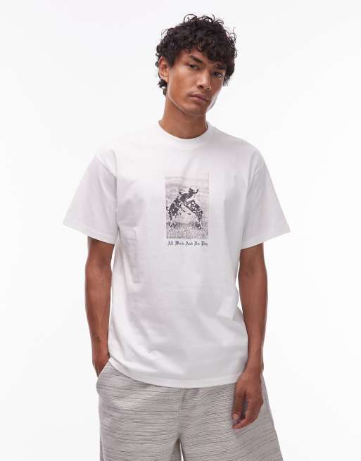 Carhartt WIP all work and no play loose fit t-shirt in white