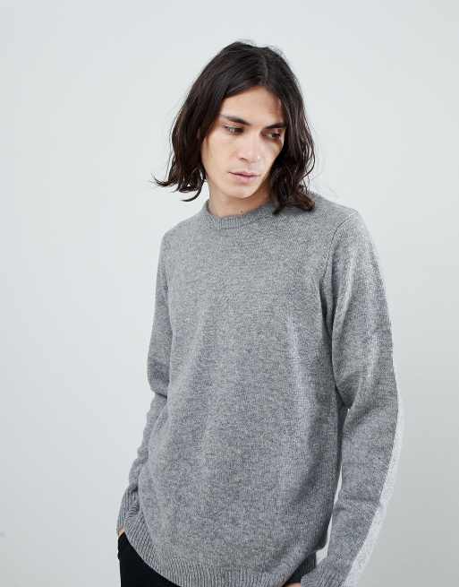 Carhartt WIP Allen knitted jumper in grey heather ASOS