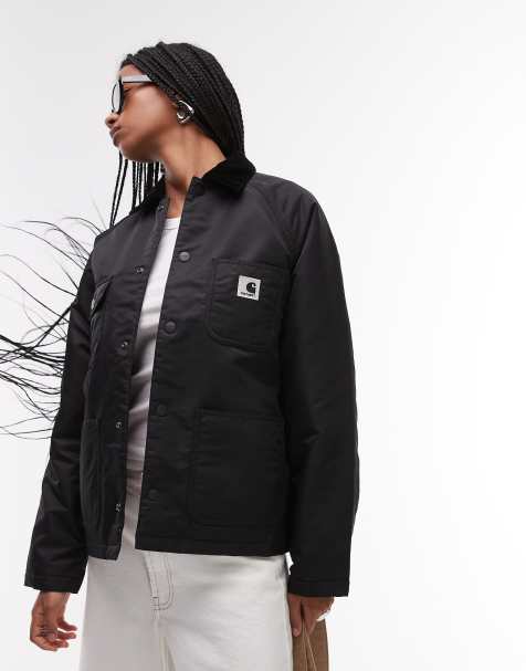 Carhartt WIP - Alumni Chore - Sort frakke - view 1