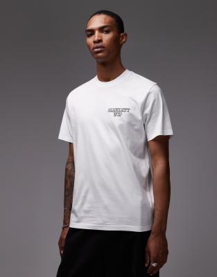 Carhartt WIP - Alumni - Regular-Fit-T-Shirt in Weiß mit Logo-Detail
