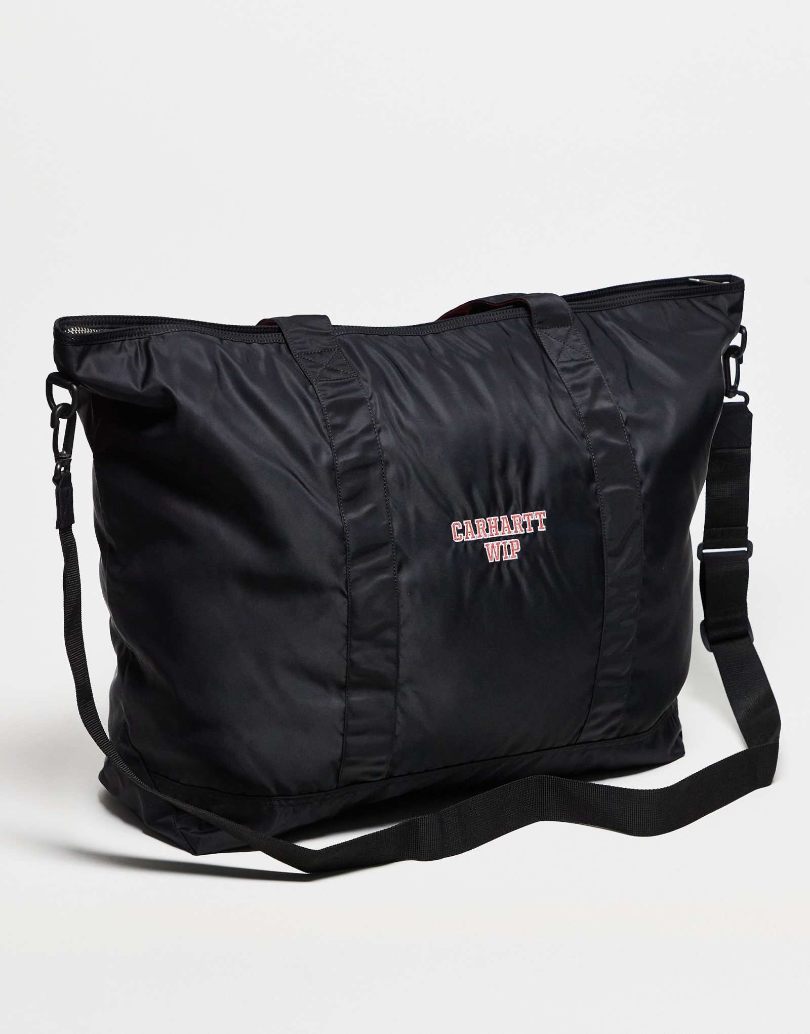 Сумка-тоут Carhartt WIP alumni с контрастными ремешками черного цвета