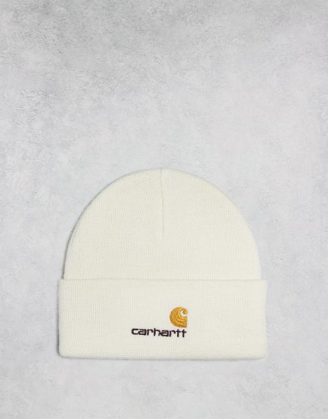 Carhartt WIP - American Script - Berretto bianco sporco - view 1