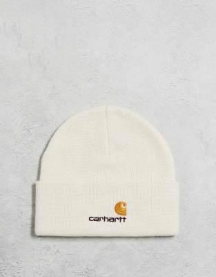Carhartt WIP - American Script - Bonnet - Blanc cassé
