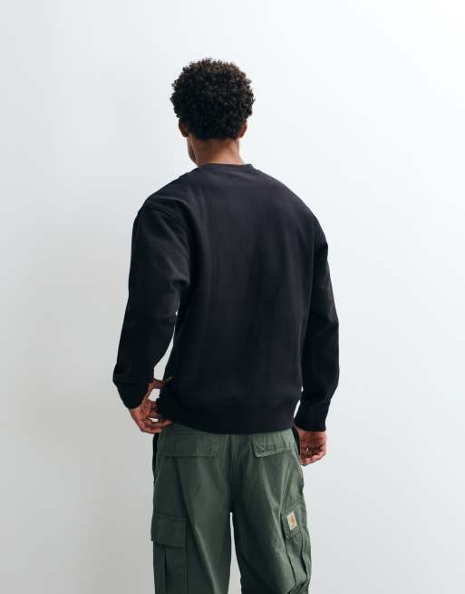 Carhartt WIP American Script – Czarna bluza, 4 z 5