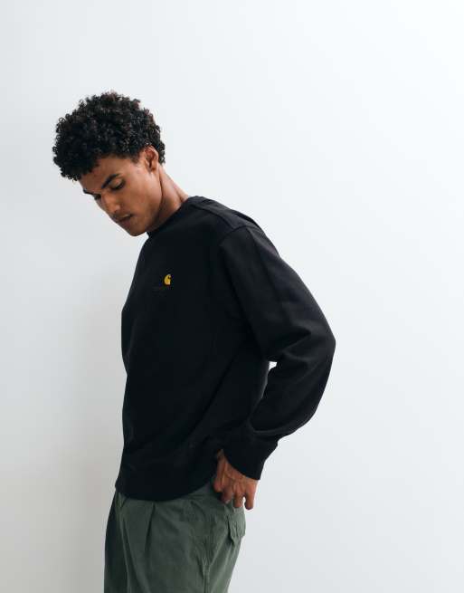 Carhartt WIP - American script - Felpa nera, 5 di 5