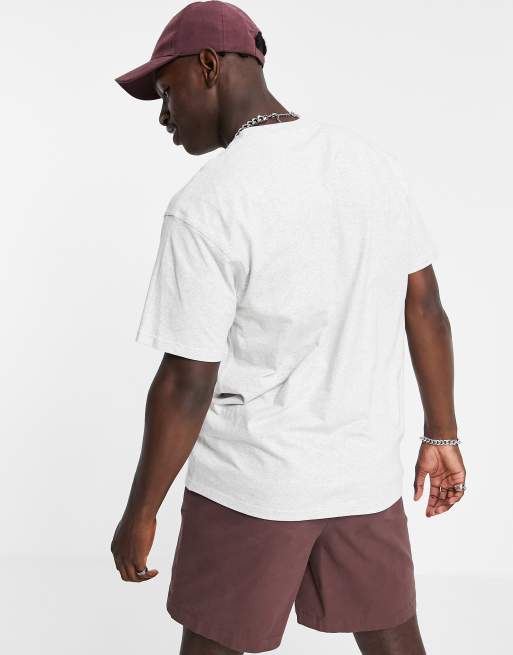 Carhartt WIP - American Script - Grå løstsiddende T-shirt, 2 af 4