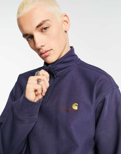 Carhartt wip clearance half zip