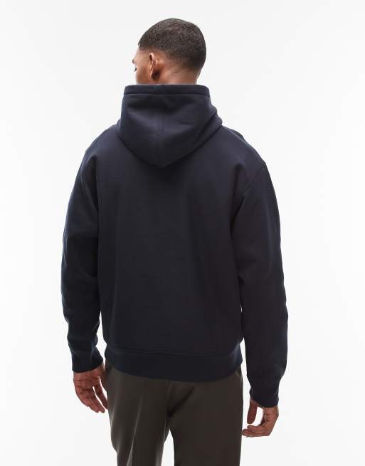 Carhartt WIP american script hoodie in navy, 3 of 5
