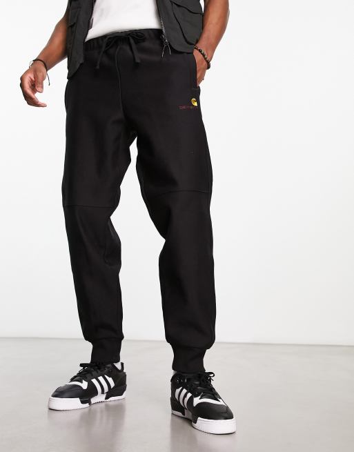 Carhartt WIP - American Script - Joggingbroek in zwart, 4 van 4