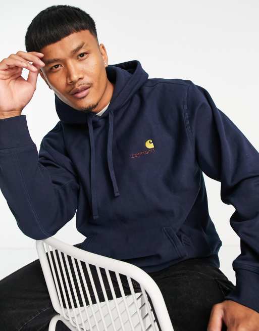 Navy blue cheap carhartt sweatshirt