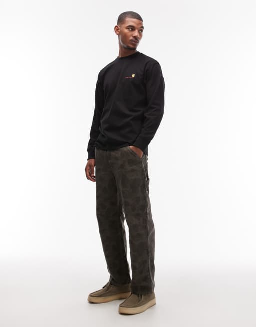 Carhartt WIP - American Script - Sort langærmet T-shirt, 2 af 5