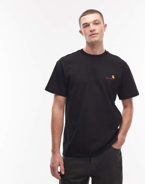Carhartt WIP – American Script – Svart t-shirt - view 1