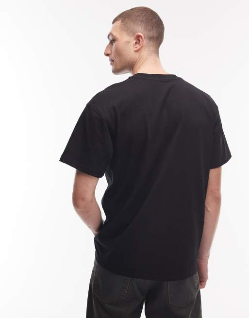 Carhartt WIP – American Script – Svart t-shirt, 3 av 5