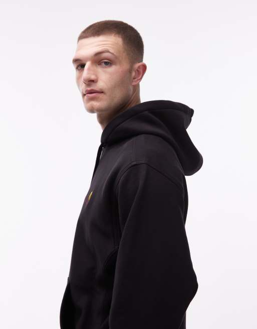 Carhartt WIP - American Script - Sweat à capuche - Noir, 4 de 5