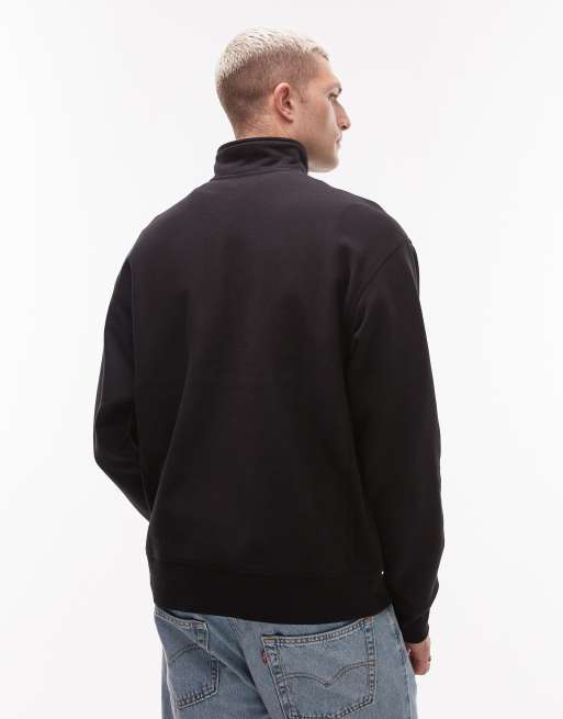 Carhartt WIP - American Script - Sweat à col zippé - Noir, 3 de 5