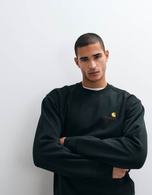 Carhartt WIP - American Script - Sweat - Vert foncé, 2 de 5