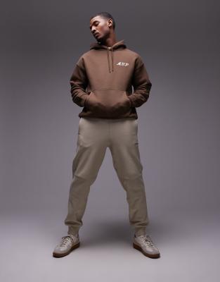 Carhartt American Script Sweatpants In Neutral