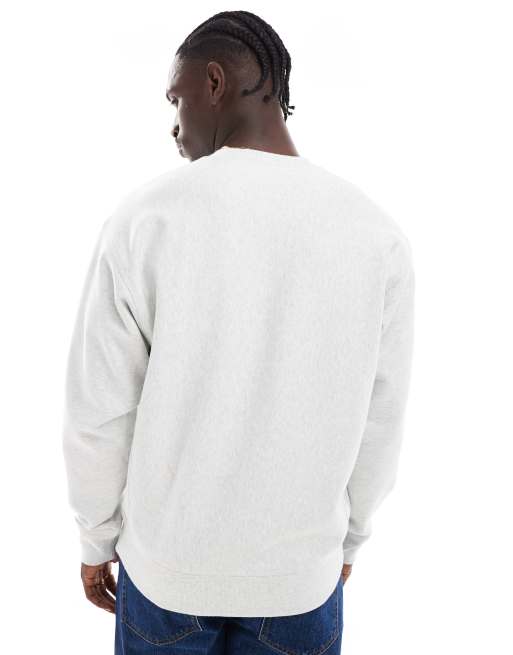 Carhartt WIP american script sweatshirt in gray | ASOS