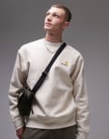 [Carhartt WIP] Carhartt WIP american script sweatshirt in off white XL Off white