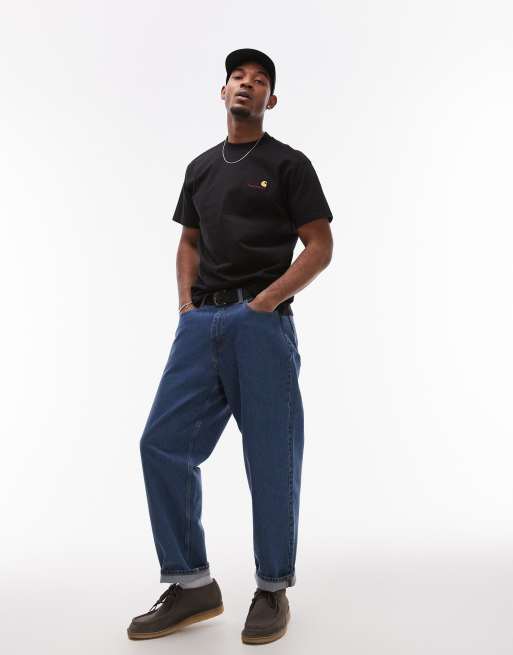 Carhartt WIP - American - T-shirt avec inscription - Noir, 2 de 4