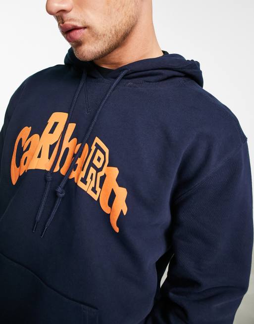 Carhartt hot sale hoodie navy