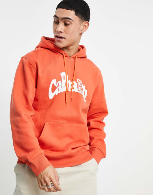 Carhartt wip 2025 orange hoodie