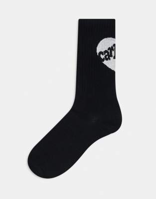 Stance Shelter Crew - Calzini neri, nero, Medium