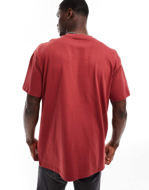Carhartt WIP amour pocket heart t-shirt in red, 2 of 4