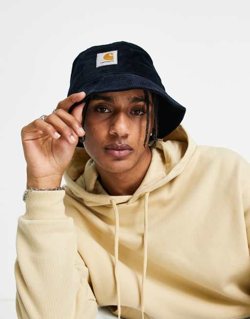 Carhartt WIP – Anglerhut aus Cord in Marineblau, 2 von 4