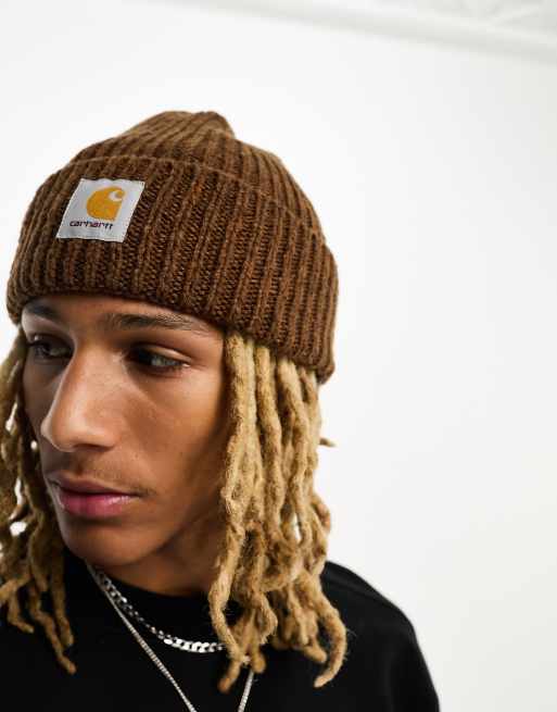 Carhartt WIP beanie beige color