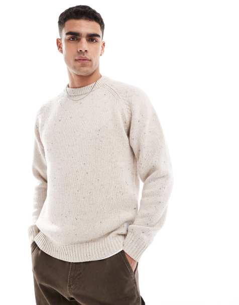 Carhartt WIP – Anglistic – Beżowy sweter - view 1